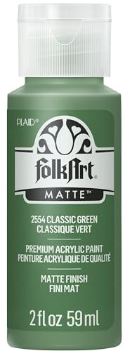 Folk Art Acrylic Paint in Assorted Colors (2 Ounce), 2554 Classic Green