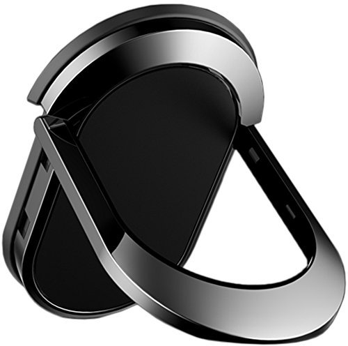 ebestStar - Anello Supporto per Universel Tablettes Smartphones, per Cover Custodia Protezione Cellulare, Rotazione 360, Nero