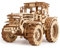 Wood Trick Modell eines mechanischen Traktors aus Holz für Erwachsene und Kinder - Detailliert und robust - Gummibandmotor - 2 Geschwindigkeiten - 3D-Holzpuzzle