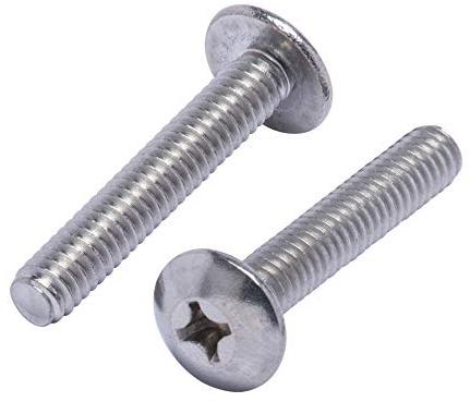 Bolt Dropper 1/4-20 x 1-1/2 Stainless Phillips Truss Head Machine Screw (25 Pack), Coarse Thread, 18-8 (304) Stainless Steel by Bolt Dropper