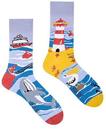 Spox Sox Casual Unisex - mehrfarbige, bunte Socken für Individualisten