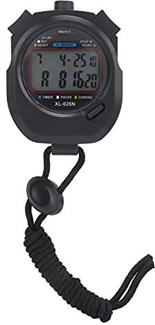 Digitaler Stoppuhr-Timer, 2-reihige Digitalanzeige Sport-Timer wasserdichte Multifunktions-Stoppuhr für das Training Fitness-Timer Intervalltraining Timer Andere Timer Andere Ballsportartikel