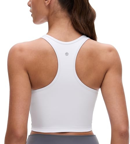 CRZ YOGA Butterluxe Racerback Korta linnen Vit L