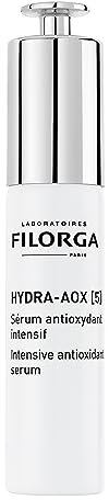 Filorga Hydra-AOX [5] Siero viso antiossidante alla vitamina C, 5 potenti antiossidanti tra cui vitamina C, E e B3, leviga e protegge la pelle dall'invecchiamento precoce e dallo stress ossidativo,