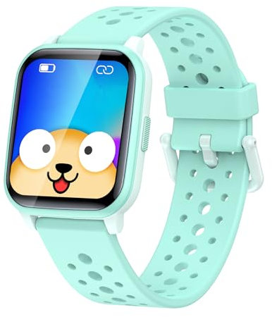 LAMA Kids Smart Watch, 1.4 Touch Screen Activity Trackers, Fitness Trackers With Heart Rate Monitor, Waterproof IP68 Tracker Watch Pedometer Stopwatch, Smart Watch for Girl Boy, Green