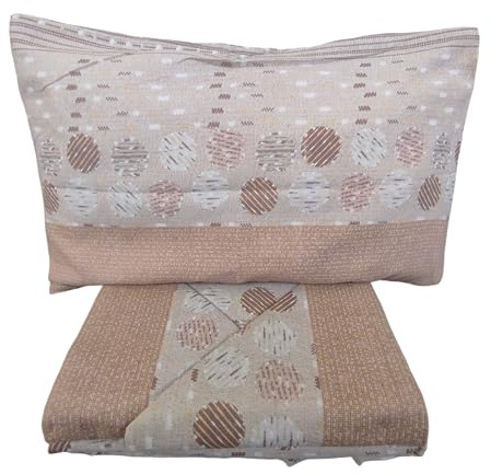 fashion home Pagano Completo Lenzuola Matrimoniale in Flanella Felpate a Pelo Rasato antipilling Morbido Caldo Cotone Beige