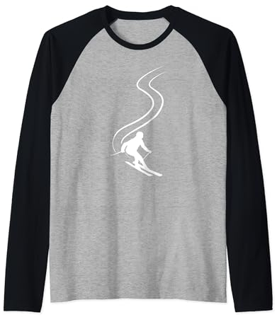 Alpin Ski Skifahrer Schnee Skifahren Berge Ski Downhill Hang Raglan