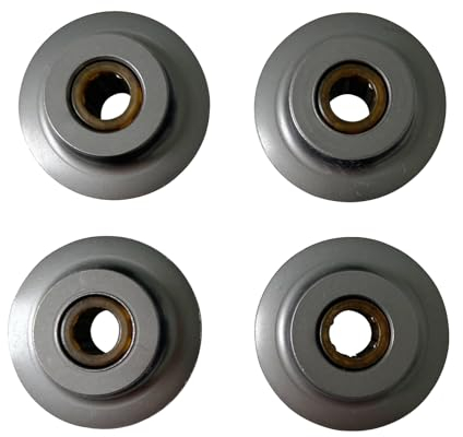 29973 Model E635 Stainless Steel Tubing Cutter Wheel Fits For RIDGID 29963 Model 35S Cutter Replacement Cutting Wheel (4-Pack)