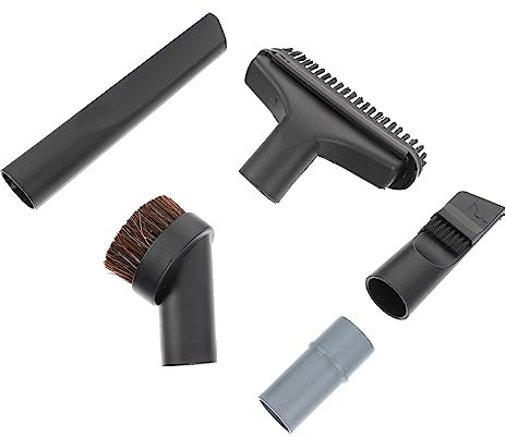 ULDIGI Vacuum Cleaner Suction Nozzle Adapter 3 Brush Heads 1 Nozzle 1 Adapter Complete Set for Home