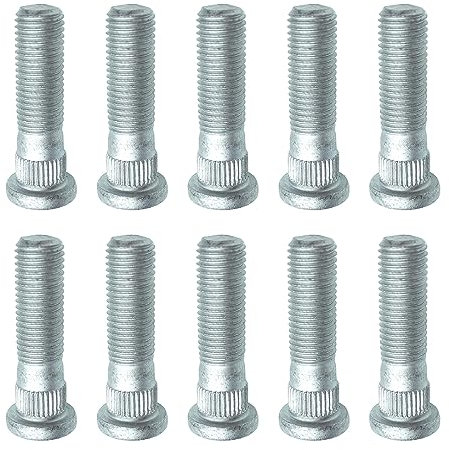 Professionelle Radbolzen, 9 mm, Reifenschrauben für Automobil-Enthusiasten, Reparaturtechniker, Wartungswerkzeug, M12 x 1,5, 10 Stück