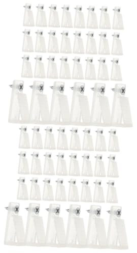 OUNONA 2 Sätze Kunststoff-lichthaken Zum Einschrauben Für Lichterketten Stabile Clips Für Die Weihnachtsbeleuchtung 30 Stück * 2