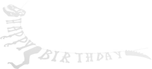 Vaguelly 1pc Dinosaurier Geburtstag Banner Party Dekoration Lieferungen Alles Zum Geburtstag Dinosaurier Alphabet Flagge Zufällige Stil
