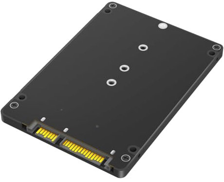 LYEAA M.2 SSD Adapter External Box Converts B Key to 2.5 Inch SATA III Enclosure Hard Drive case