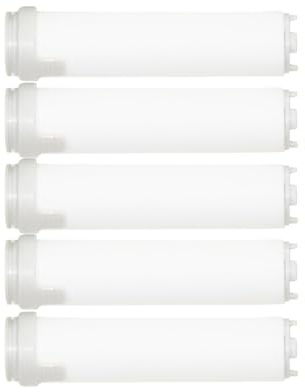 VENTEO - Cartouche Lot x5 Filtration Eau Salle De Bain | Filtres De Remplacement Pommeau De Douche | Filtre Interne Douchette | Recharge Système Hydraulique | Accessoire Filtration Eau Sanitaire