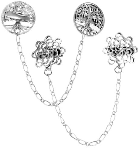 CALLARON 8stücke Retro Kleiderclips Für Cardigans Modische Alloy Schalclips Zur Befestigung Von Pullovern Und Kragen Elegantes Accessoire Für Damenbekleidung
