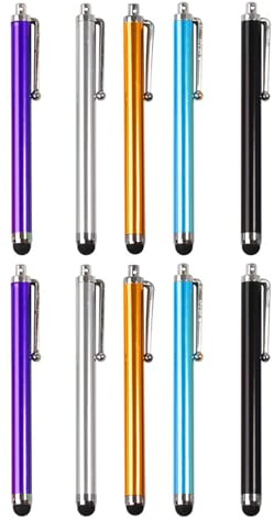 10pcs Metal Capacitive Stylus Pens for Tablets and Phones