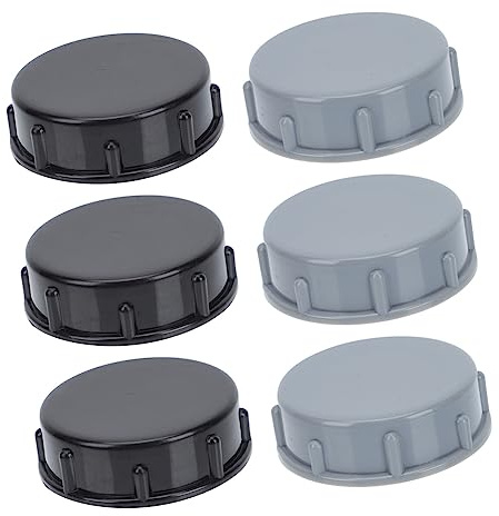 KICHOUSE 6 Pièces Bouchon De Vidange Plastique Bouchon Pour Tuyau Évacuation Eau Accessoire Pour Égouttoir