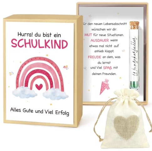 Geldgeschenk Einschulung Verpackung Geschenkbox Schulanfang Jungen Mädchen | Geschenke zur Einschulung Mädchen Junge, Geldgeschenke Verpackung Geschenkbox Schultüte Füllung Jungen Mädchen