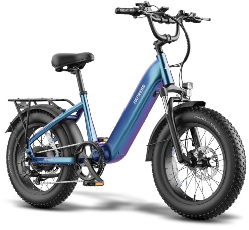 Fafrees F20 Rover E Bike Fatbike 20 tum för vuxna Pedelec 15 Ah 48 V [Official ] Ebike kvinnor 25 km/h, elcykel 250 W, elektrisk cykel 150 kg, elektriska mountainbike hydraulbromsar
