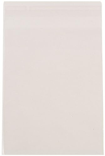 JAM PAPER Cello Sleeves with Self Adhesive Closure - A2 - 4 5/8 x 5 7/8 - Clear - 100/Pack