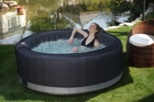 Spa Gonflable 6 Places Rond - Ospazia - Diamètre : 208 cm - Filtre et bâche Inclus