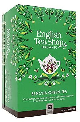 English Tea Shop - Thé vert Sencha bio du Japon - Boîte de 20 sachets
