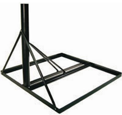 NPR4 3' x 3' Base Non-Penetrating Roof Mount for WiFi Antennas, Security Cameras, Satellite Dishes, and multiple other uses.
