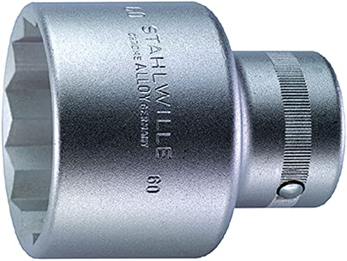 STAHLWILLE Nr. 60 Steckschlüsseleinsatz 1 (25 mm) Schlüsselweite 46 mm L.75 mm AS-drive, HPQ®-Hochleistungsstahl
