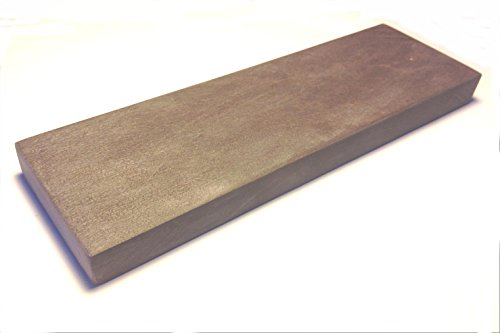 Schleifstein Blauer Belgischer Brocken blau 200x60 mm mit Anreibestein Durchmesser 27 mm Messer-Schärfer