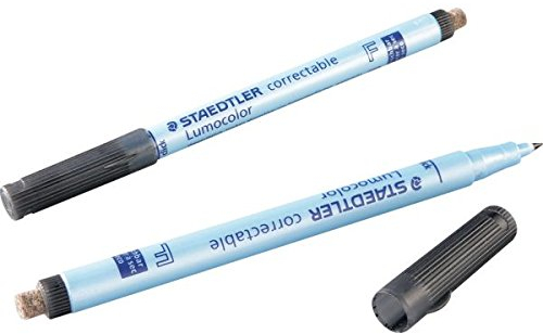 STAEDTLER Lumocolor® correctable 305 F,trocken abwischbarer Stift,schwarz