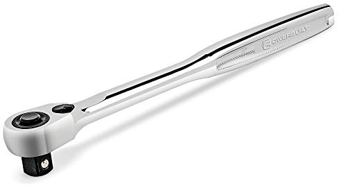Powerbuilt 649968 Pro Tech 1/4 Quick Release Ratchet with Contour Handle, 72 Tooth