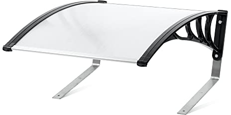 Zelsius Mähroboter Garage | 77 x 103 x 45,5 cm | transparent, mit Edelstahl Füße | Garage für Mähroboter, Überdachung für Rasenroboter, Rasenmähroboter Garage