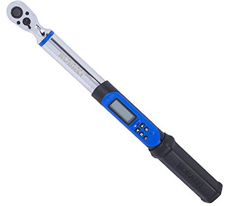 Kobalt 856838 3/8-Inch Drive 5-100 Foot-Pound Programmable Electronic Torque Wrench with Torque-Angle