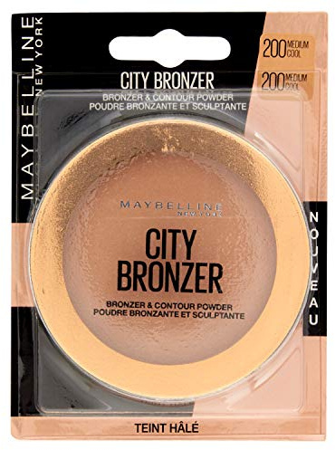Maybelline New York – Polvere abbronzante e scultorea – Face Studio City Bronzer Medium Cool (N°200)