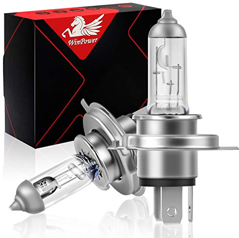 WinPower HS1 PX43t 35 / 35W Scheinwerfer Halogenlampen Hi/Lo 3000K Gelb Super Bright 12V Auto Motorrad, 2 Stück