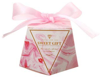 TuToy 20 / 50Pcs Creative Pink Candy Boxen Hochzeitsbevorzugungen Geschenke Box Party Supplies - Pink - 50