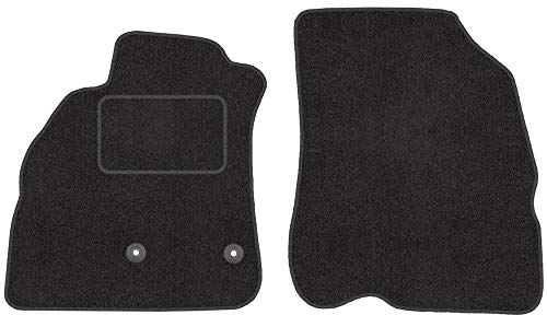 Fußmatten mit Clips 2er Set für Renault Megane 3 III 2008-2016 Velours Automatten