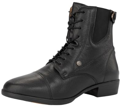 SUEDWIND FOOTWEAR Reitstiefeletten Advanced II BZ Lace Soft – 36-46 | Damen Jodhpur Stiefelette – Mesh-Innenfutter, Reißverschluss & Schnürung – Leder Chelsea Boots – Schwarz oder Braun