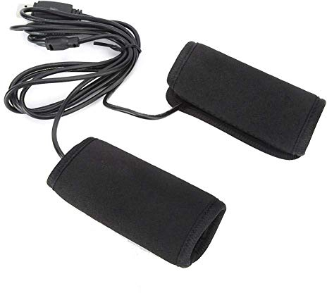 Manopole Riscaldate USB per Moto, Manopole Riscaldate Moto Manopole Riscaldate USB per Moto 5V Antiscivolo Con Cavo di Commutazione per Diametro Impugnatura 30-40mm