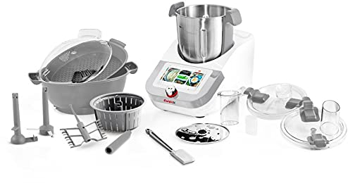 Robot Cuiseur Multifonction Connecté 1400w 12 Vitesses Et Ecran Tactile 7 Pouces Cuisioxconnect+ By Kitchencook