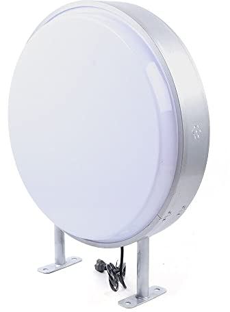 Leuchtschilder, Doppelseitige runde vorspringende LED wasserdichte Lichtbox Ladenschild Leuchtkasten Leuchtreklame Nasenschild Leuchtschild für Restaurants, Imbissbuden,Geschäfte
