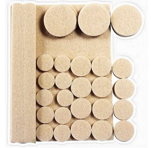 LKG® 38pc Protective Felt Pads Heavy Duty Felt Pads Wood Floor Furniture Protection