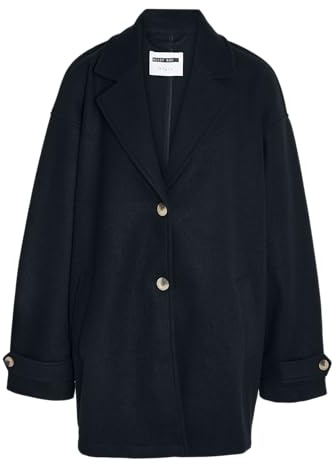 Noisy May NMALICIA LS Oversize Blazer Noos, Soprabito Corto Donna, Black, XL