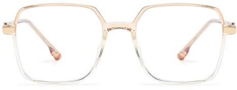 KAEOISFU Übergroße Lesebrille 1,0 für Herren Damen, Großer Blaulicht Blockierende Computerleser, Gross Quadratische Leser Brille