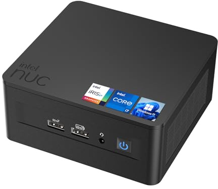 Intel NUC 13 PRO NUC13ANHi7 Arena Canyon, CPU der 13. Generation, 32 GB RAM, 2TB SSD, Intel Core i7-1360P, Win 11 Pro Mini-Desktop-Computer, 8K/4K UHD, Gigabit Ethernet/WiFi-6/VESA
