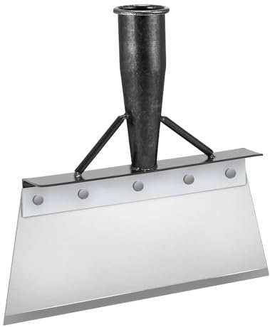 XiangSKY Multifunctional Garden Cleaning Shovel, Steel, Silver, Moss and Weed Remover, Patio Scraper, 23cm