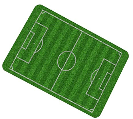 BESPORTBLE 1Stk Fußballmatte kein Badvorleger Büroteppiche Fußball-Fußmatte Fußmatten Fußpolster Hauseingangsmatte rutschfeste Bodenmatte Haushalt Rasen Badezimmermatte Türmatte Polyester