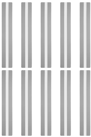 PATIKIL Strisce di Lettura Guidate, 10pz Segnalibri Colorato Sovrapposizione Segnalibro Riduzione Stress Visivo Insegnante Forniture Didattiche per Classe, Grigio