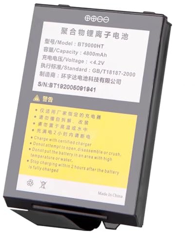 Centerpower Ersatz Akku Kompatibel mit IDW9000 IDWARE 9000 Touchless Mobile ID Scanner BT9000HT (3.7V, 4800mAh/17.76Wh)