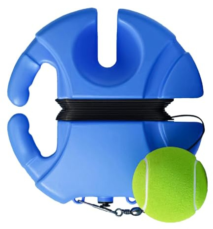 Tragbares Tennis-Trainingsset | Tragbarer Tennistrainer Tennistrainer mit einzelnem Rebound Seil | Tennis-Trainingsset | Tennis-Trainingsset | Ausrüstung
